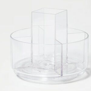 Makeup Turntable Beauty Vanity Organizer with 5 Compartments